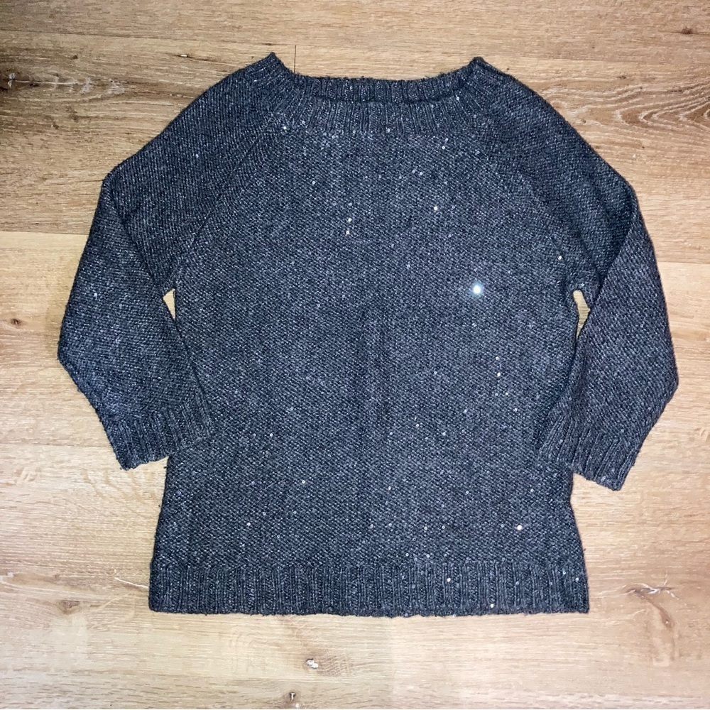 Talbots Gray Sequin Pullover
Women’s Crew Neck Wool Blend Sweater Size Small - Picture 13 of 14